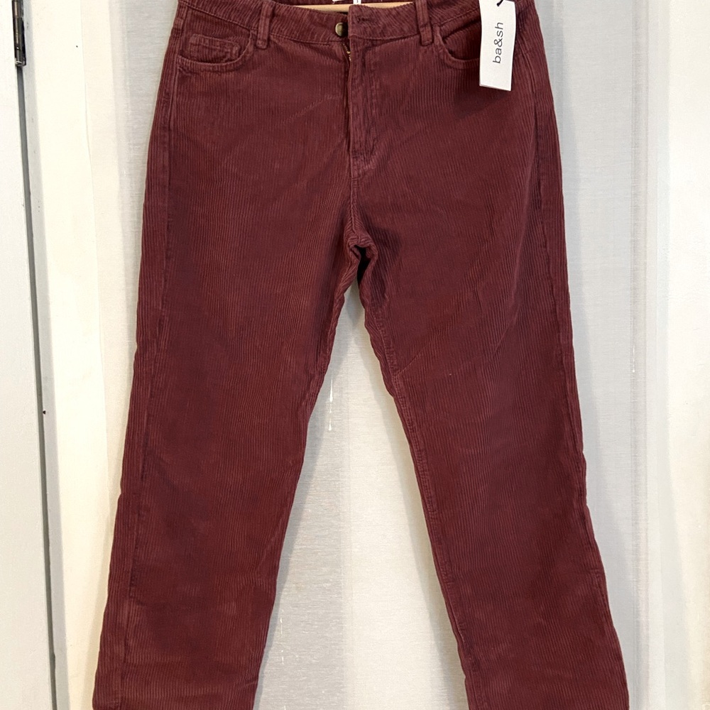 Ba&sh corduroy Soja trousers NWT size US 8